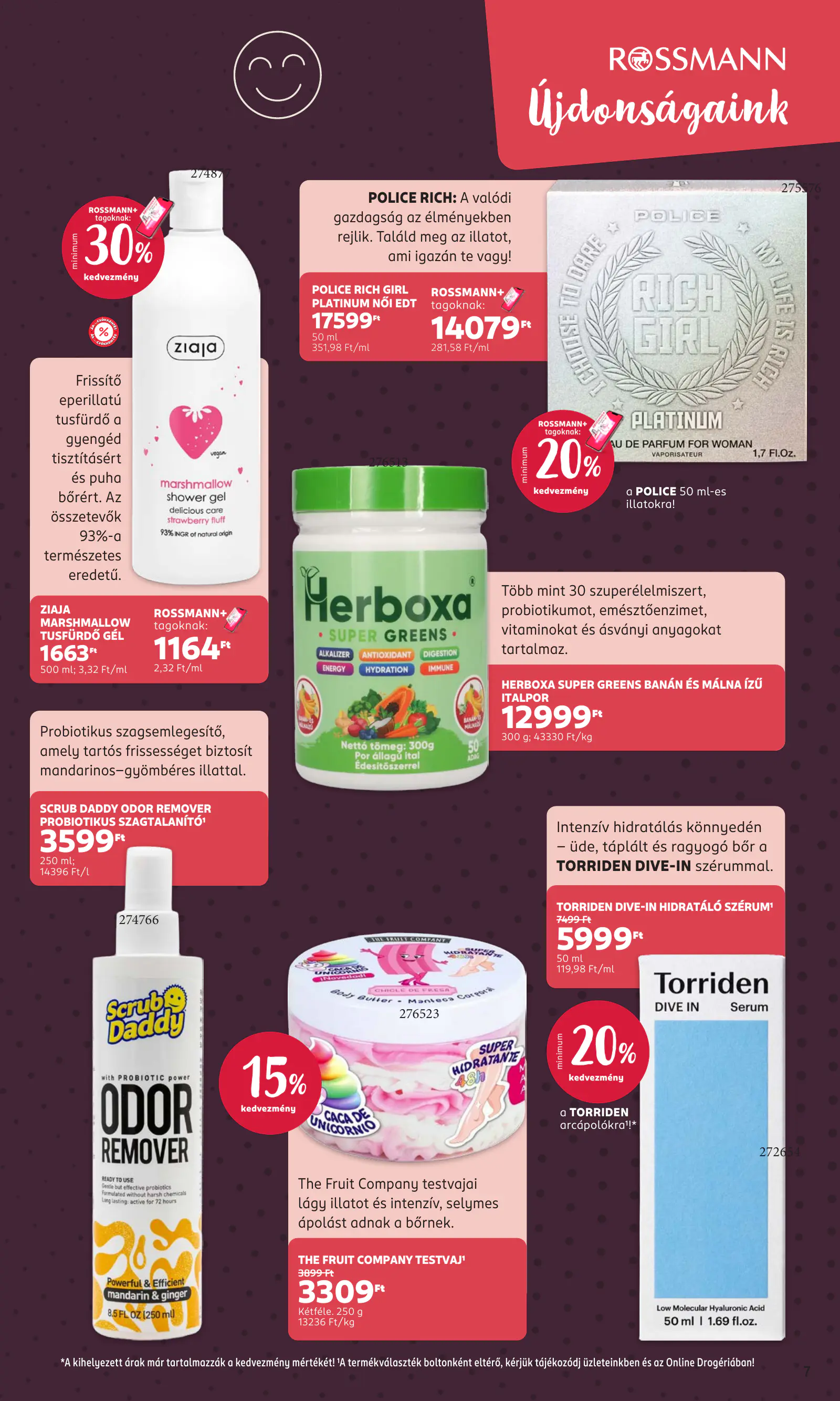 Rossmann magazin, 7. oldal (okt. 19–30.)