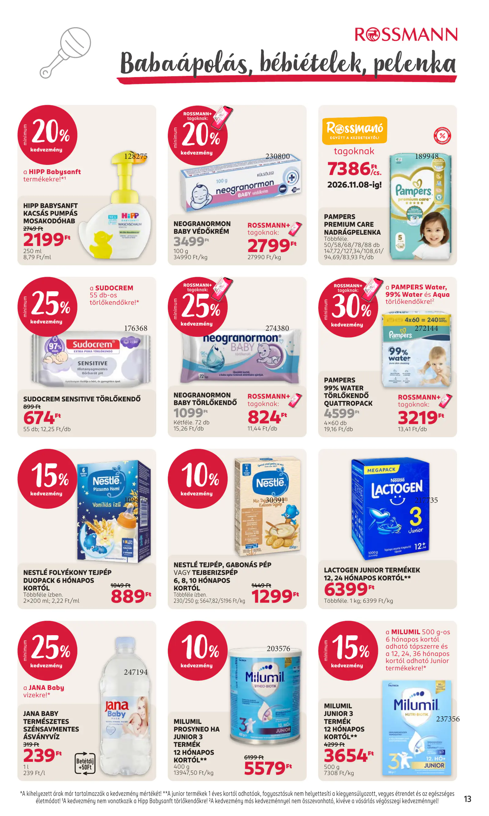 Rossmann magazin, 15. oldal (okt. 19–30.)