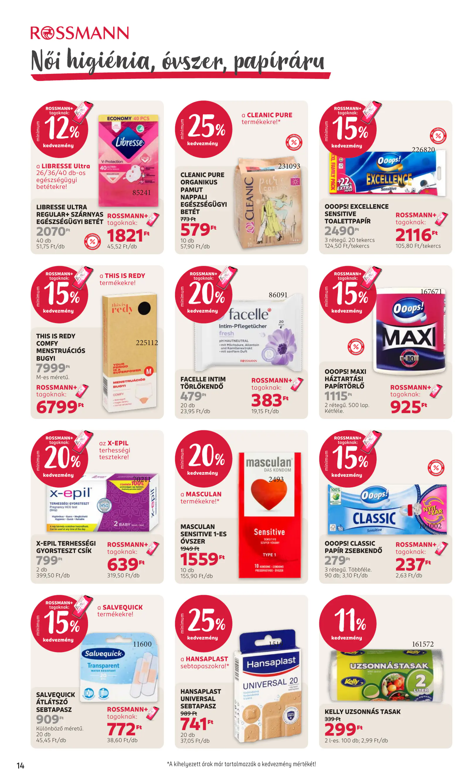 Rossmann magazin, 16. oldal (okt. 19–30.)