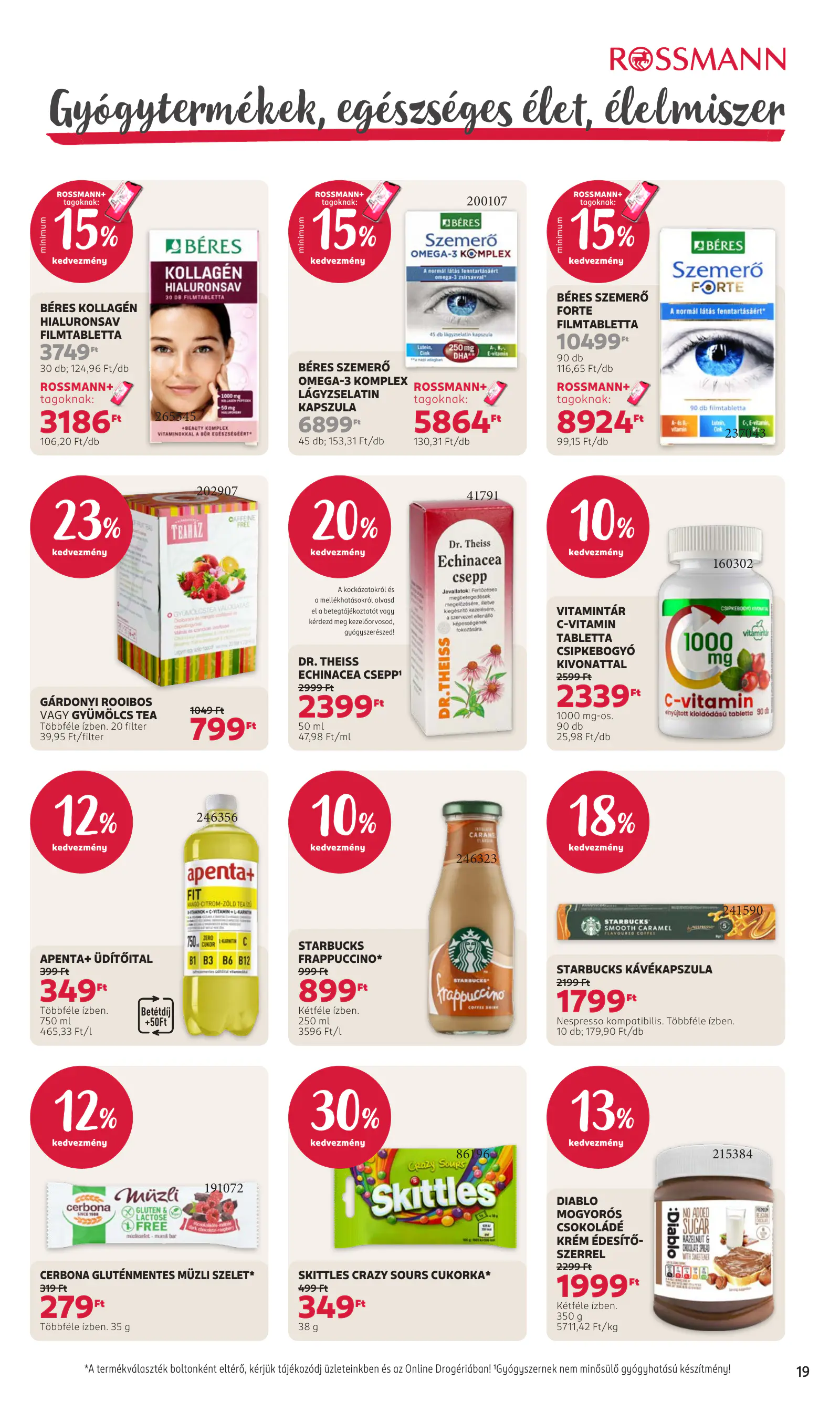 Rossmann magazin, 23. oldal (okt. 19–30.)