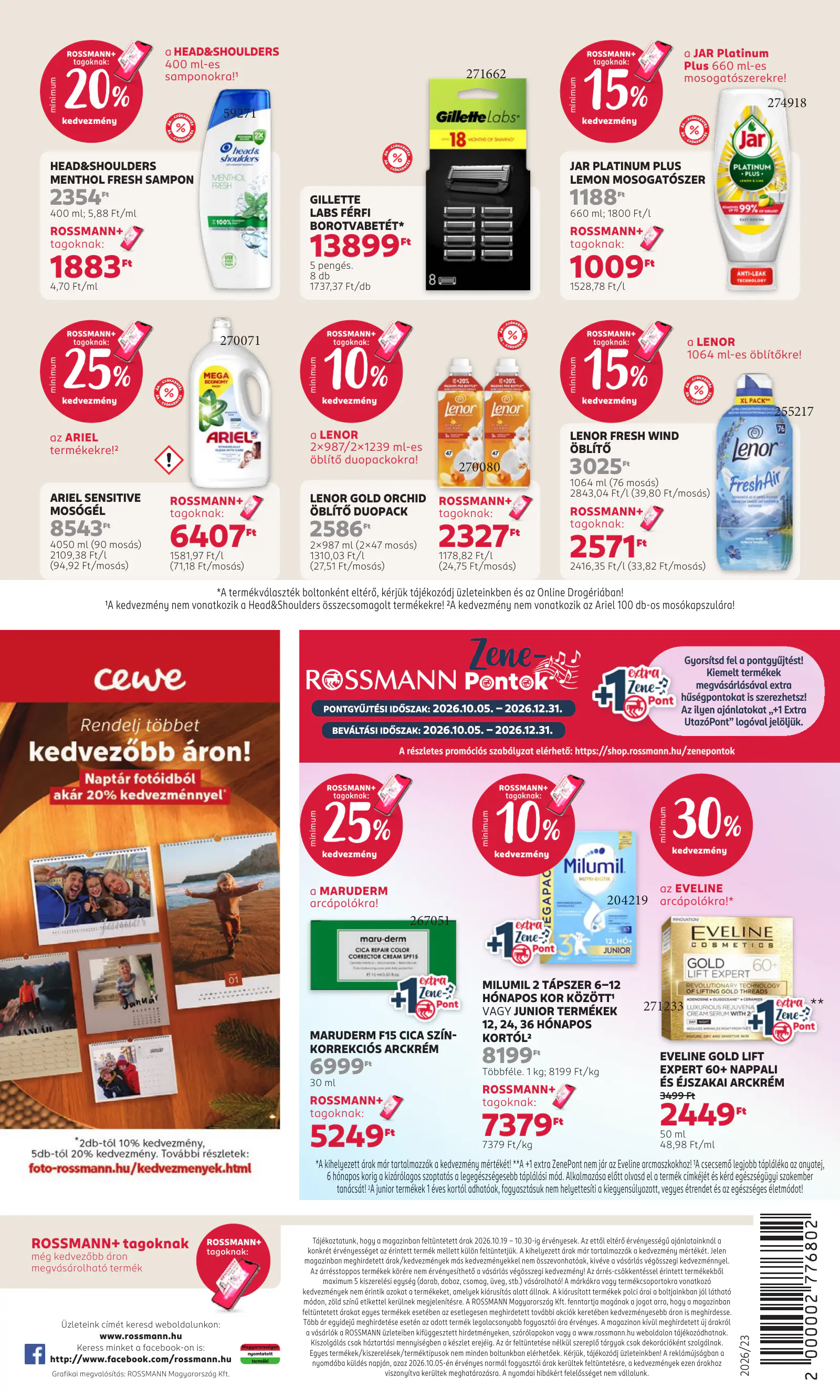 Rossmann magazin, 24. oldal (okt. 19–30.)