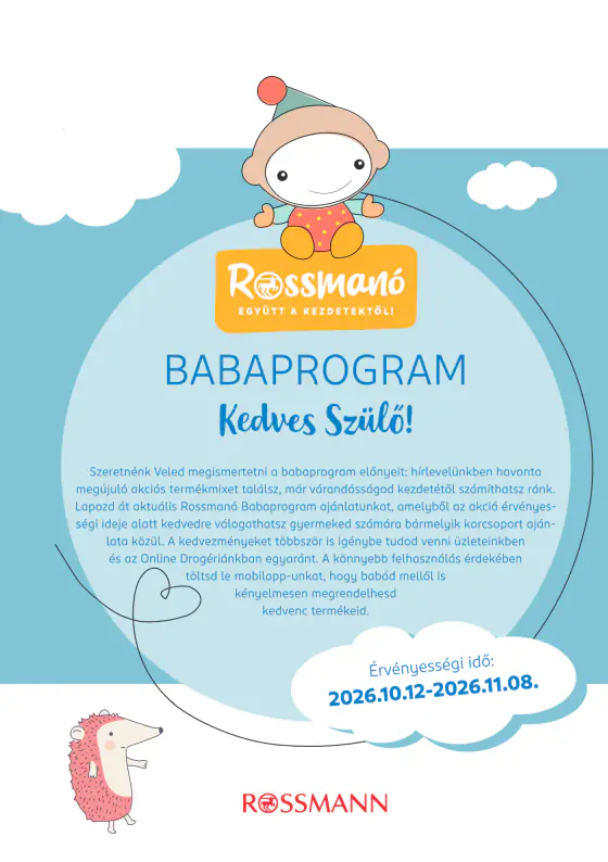 Rossmann Rossmanó magazin – okt. 12. – nov. 8.