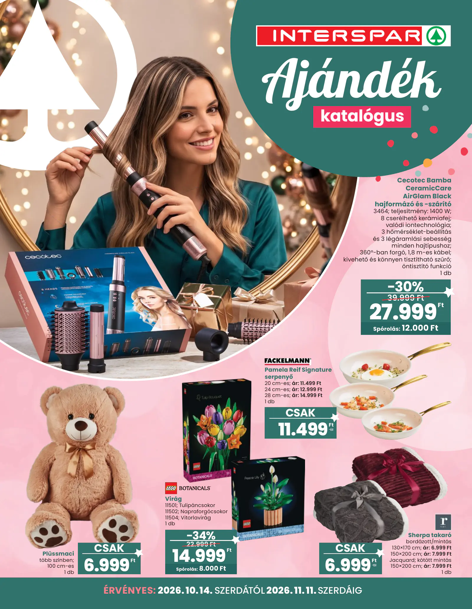 Spar Ajándék katalógus 1., 1. oldal (okt. 14. – nov. 11.)