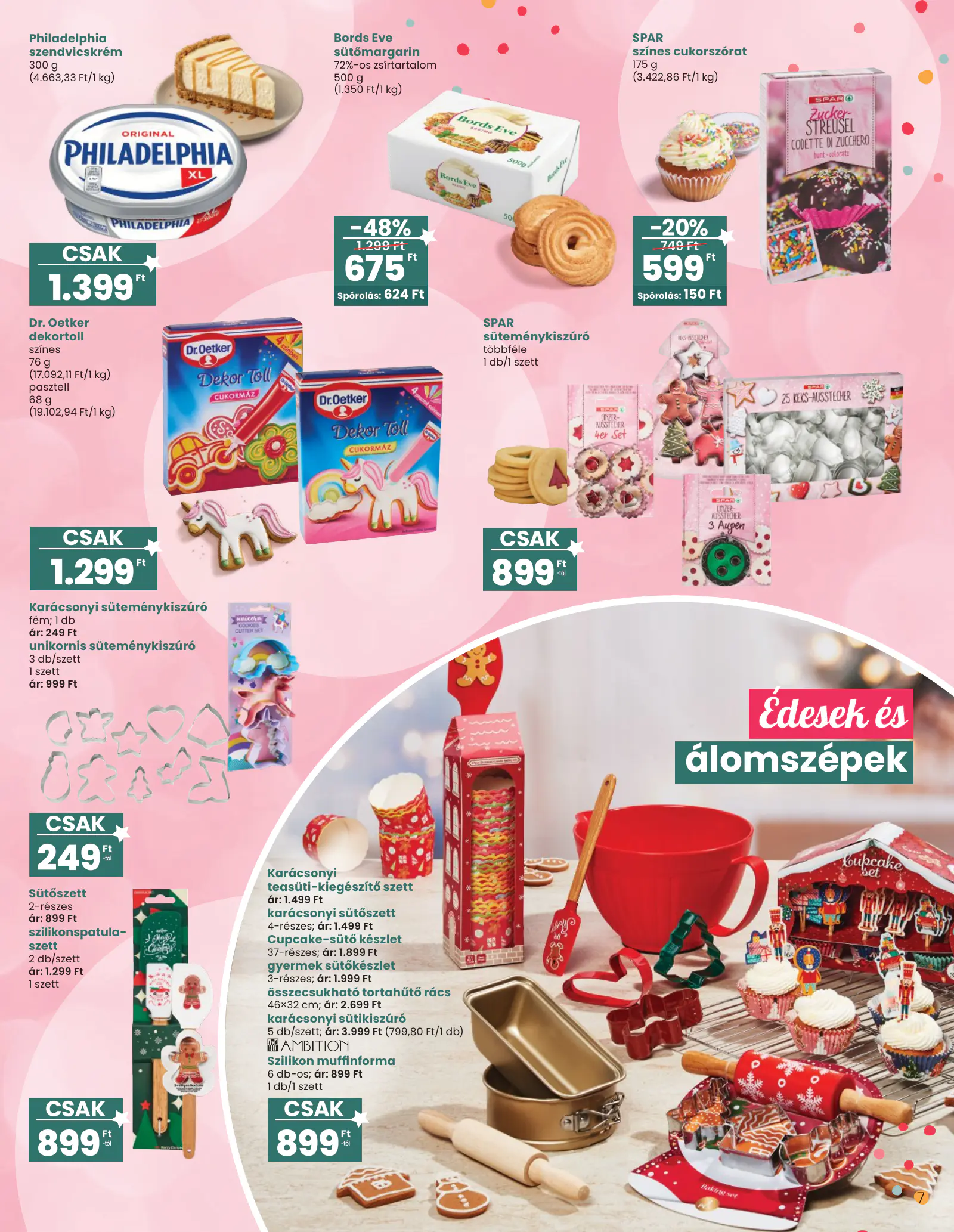 Spar Ajándék katalógus 1., 7. oldal (okt. 14. – nov. 11.)