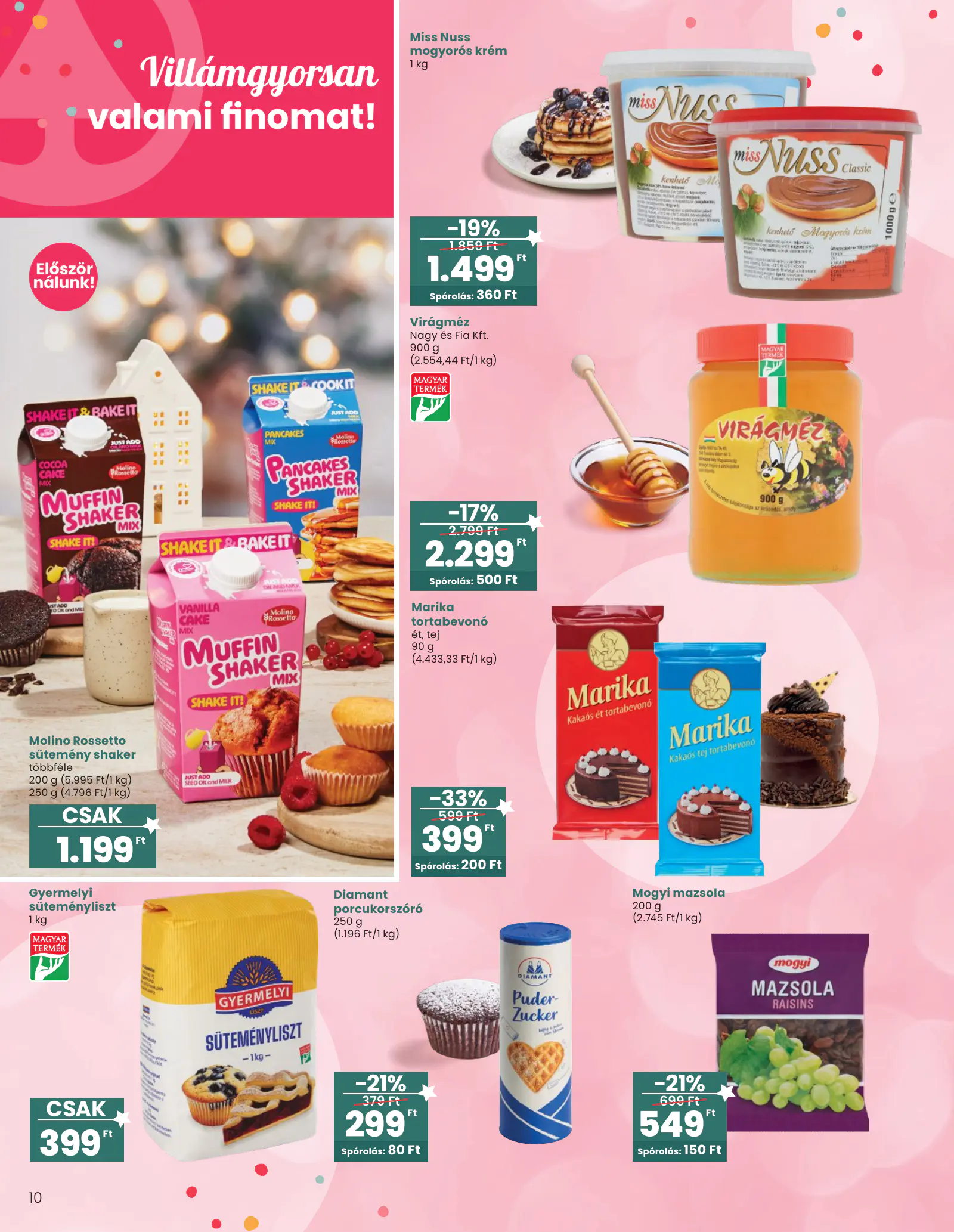 Spar Ajándék katalógus 1., 10. oldal (okt. 14. – nov. 11.)