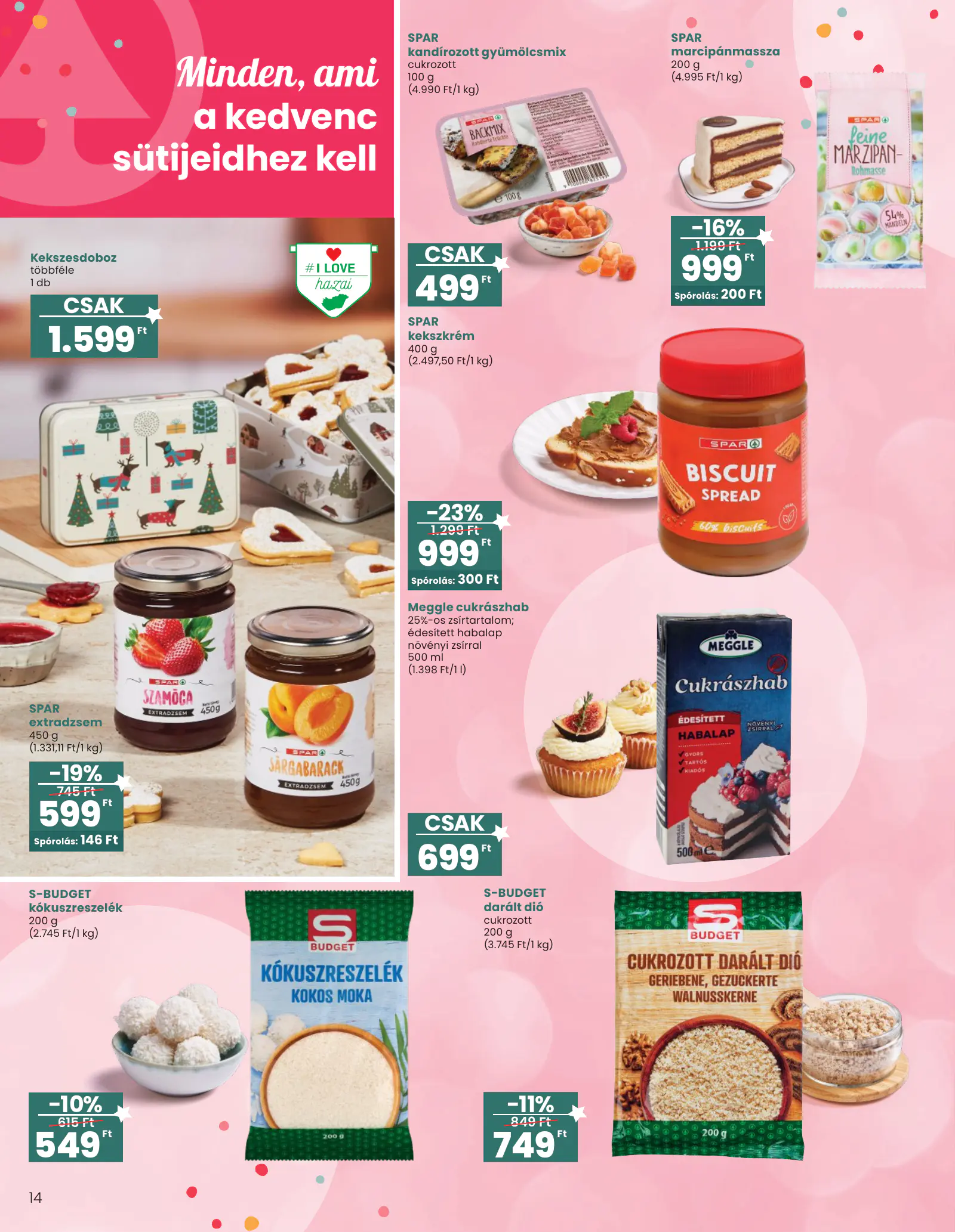 Spar Ajándék katalógus 1., 14. oldal (okt. 14. – nov. 11.)