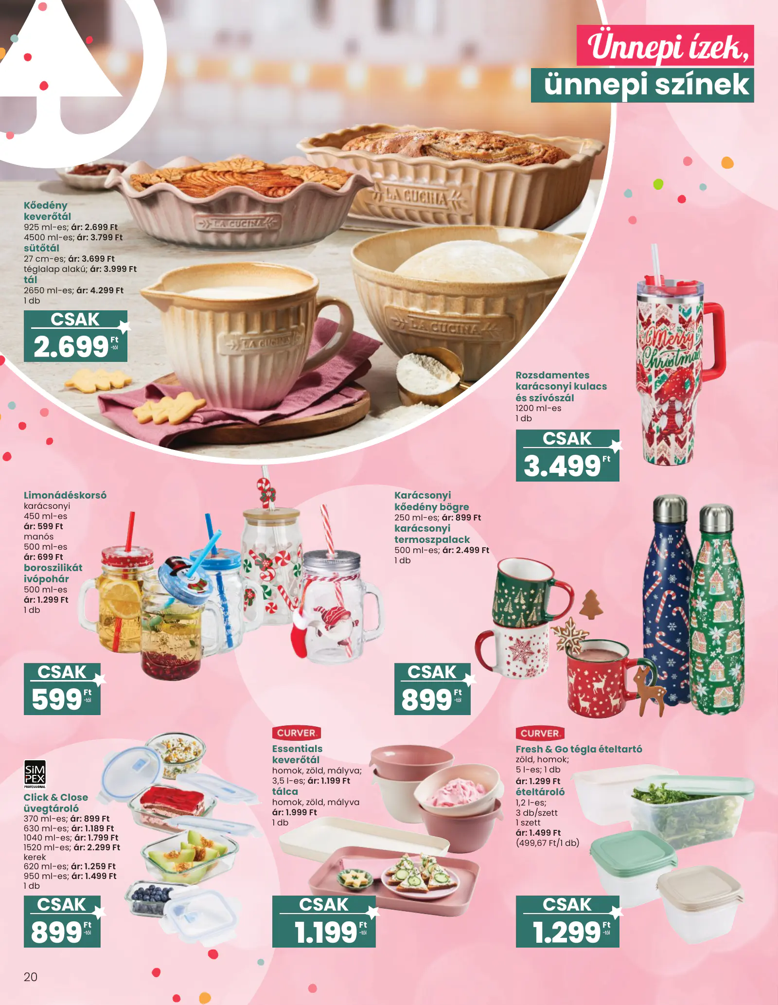 Spar Ajándék katalógus 1., 20. oldal (okt. 14. – nov. 11.)