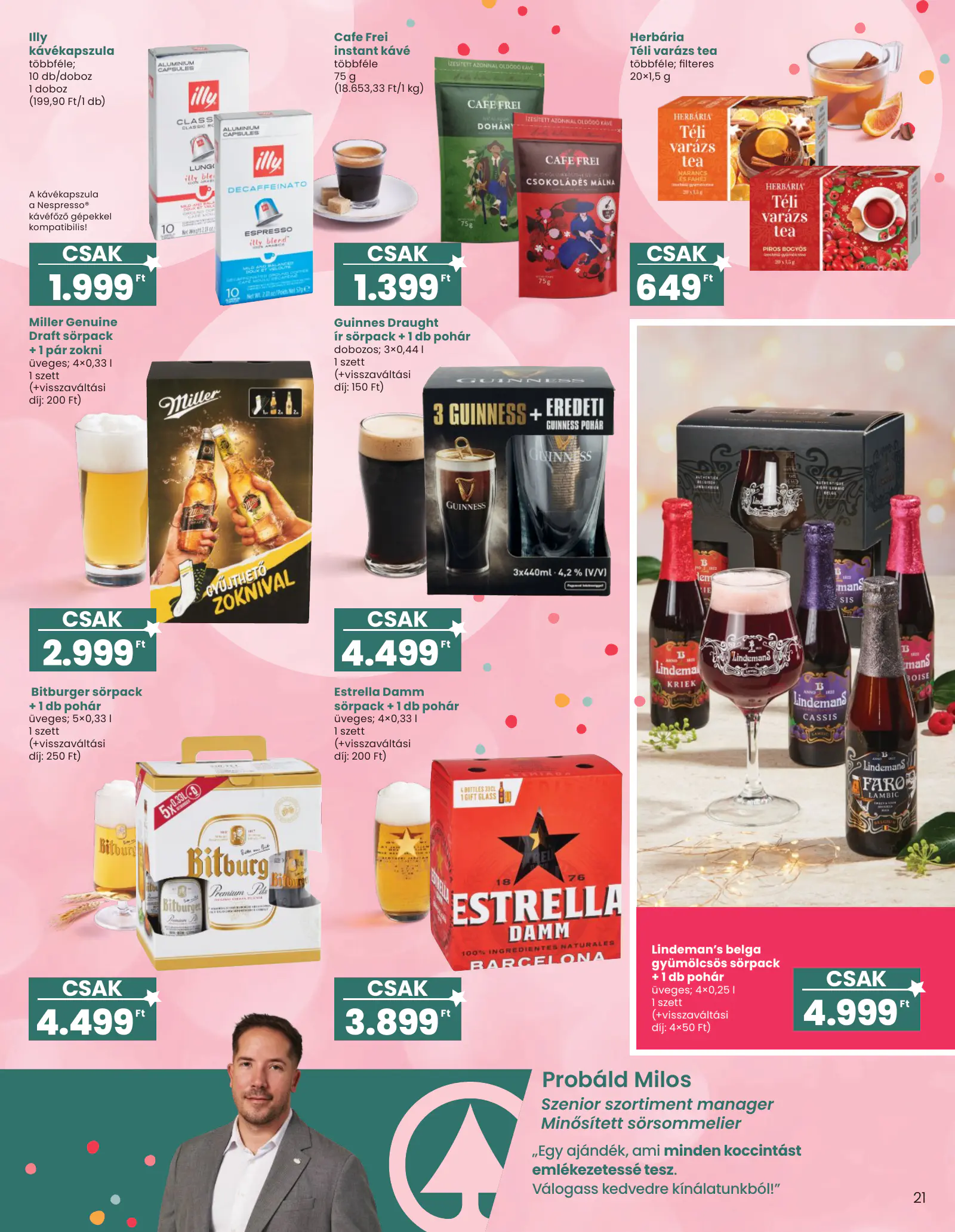 Spar Ajándék katalógus 1., 21. oldal (okt. 14. – nov. 11.)