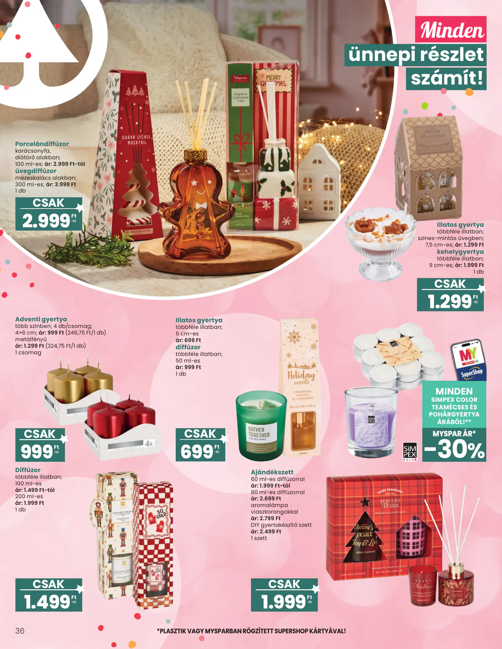 Spar Ajándék katalógus 1., 36. oldal (okt. 14. – nov. 11.)