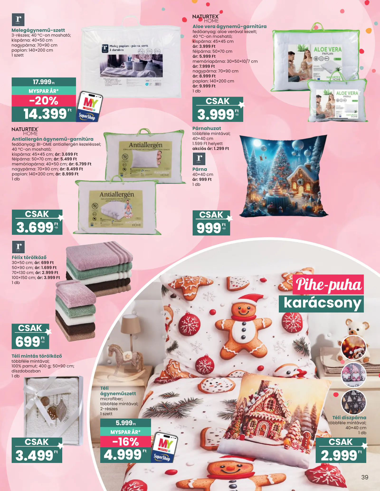 Spar Ajándék katalógus 1., 39. oldal (okt. 14. – nov. 11.)