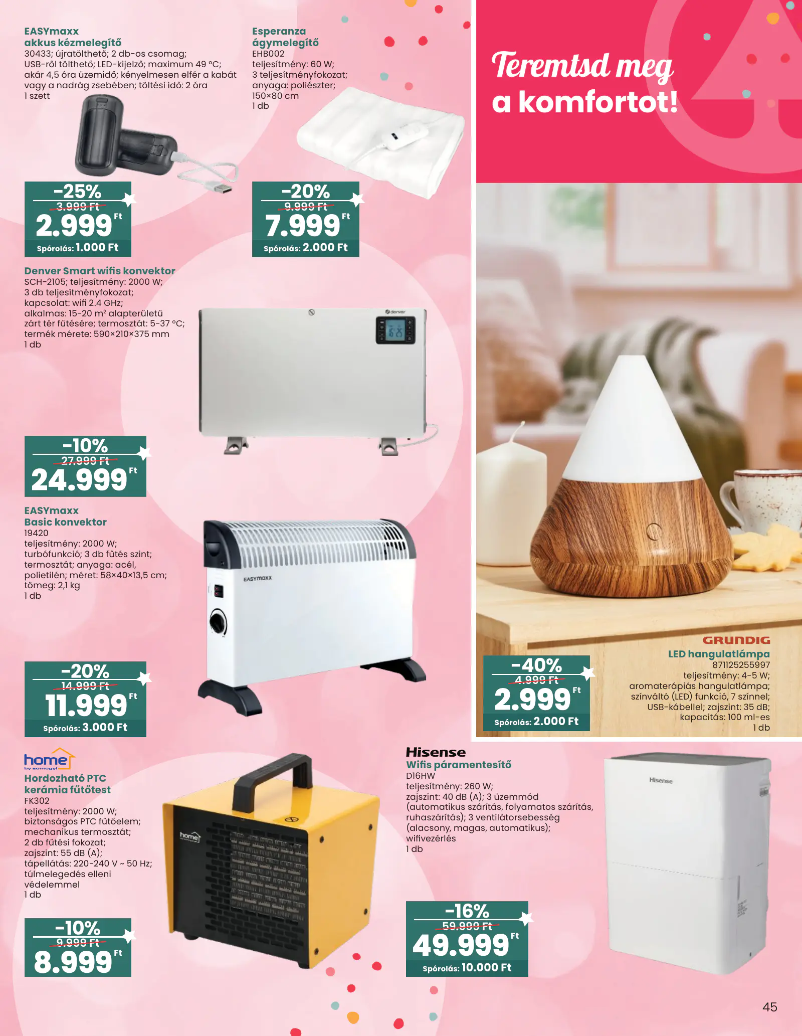 Spar Ajándék katalógus 1., 45. oldal (okt. 14. – nov. 11.)