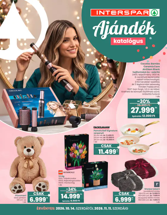 Spar Ajándék katalógus 1. – okt. 15. – nov. 11.