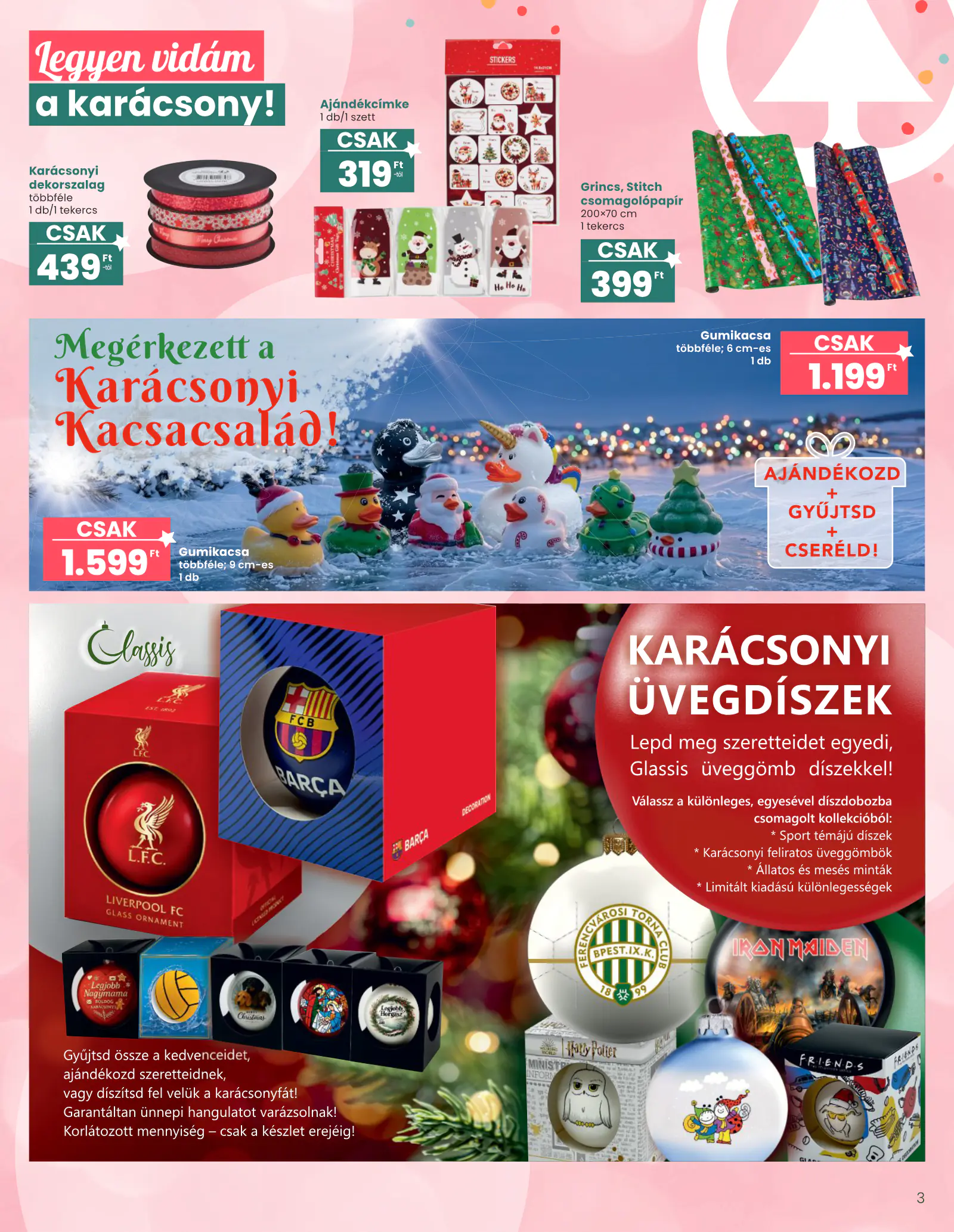 Spar Ajándék katalógus 1., 3. oldal (okt. 15. – nov. 11.)