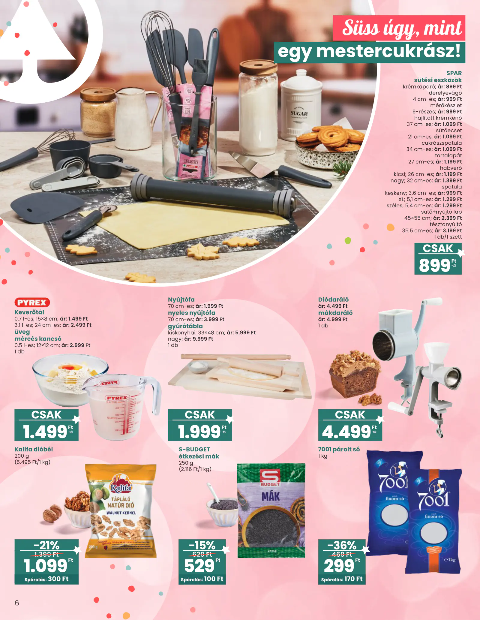 Spar Ajándék katalógus 1., 6. oldal (okt. 15. – nov. 11.)