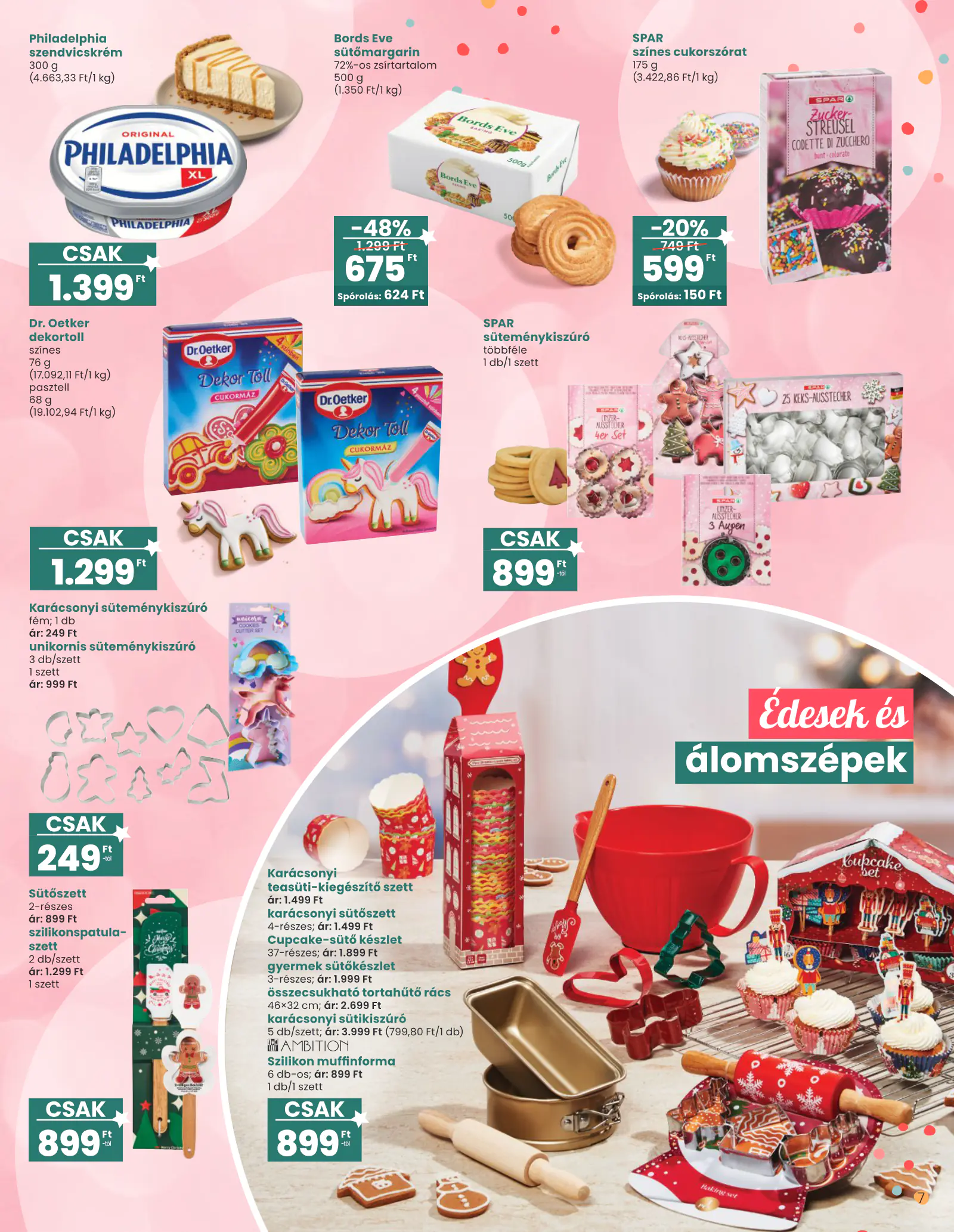 Spar Ajándék katalógus 1., 7. oldal (okt. 15. – nov. 11.)