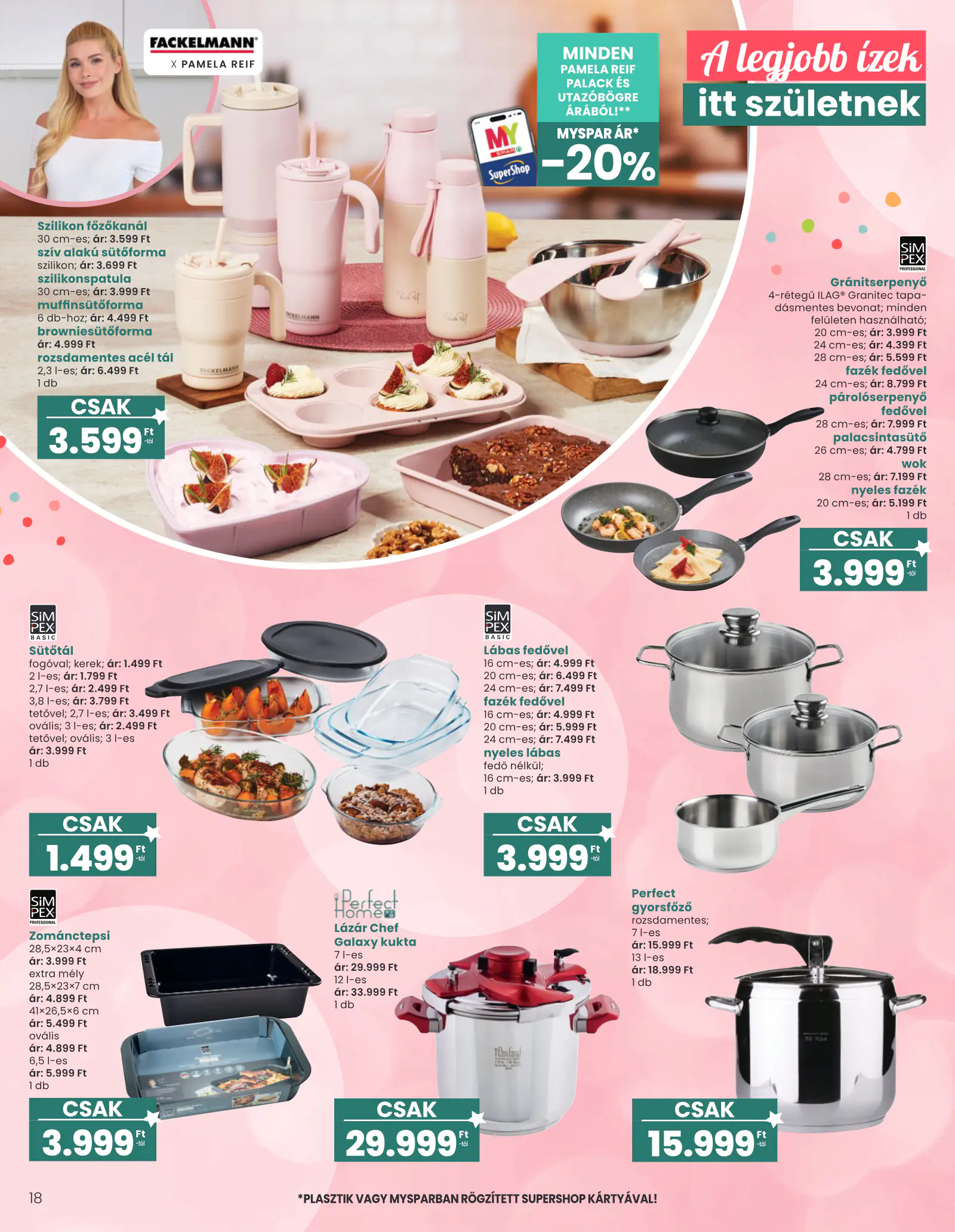 Spar Ajándék katalógus 1., 18. oldal (okt. 15. – nov. 11.)