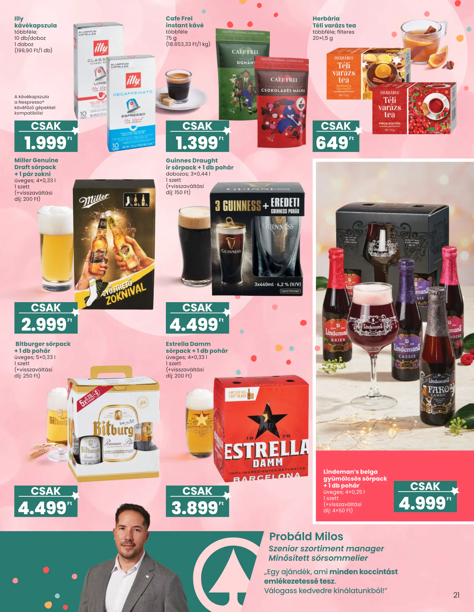 Spar Ajándék katalógus 1., 21. oldal (okt. 15. – nov. 11.)