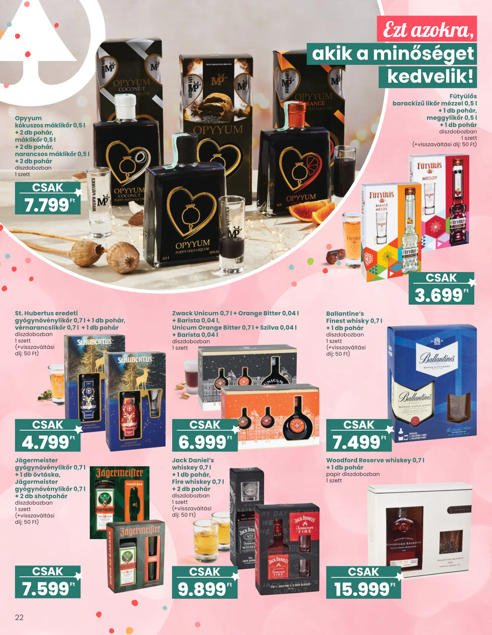 Spar Ajándék katalógus 1., 22. oldal (okt. 15. – nov. 11.)