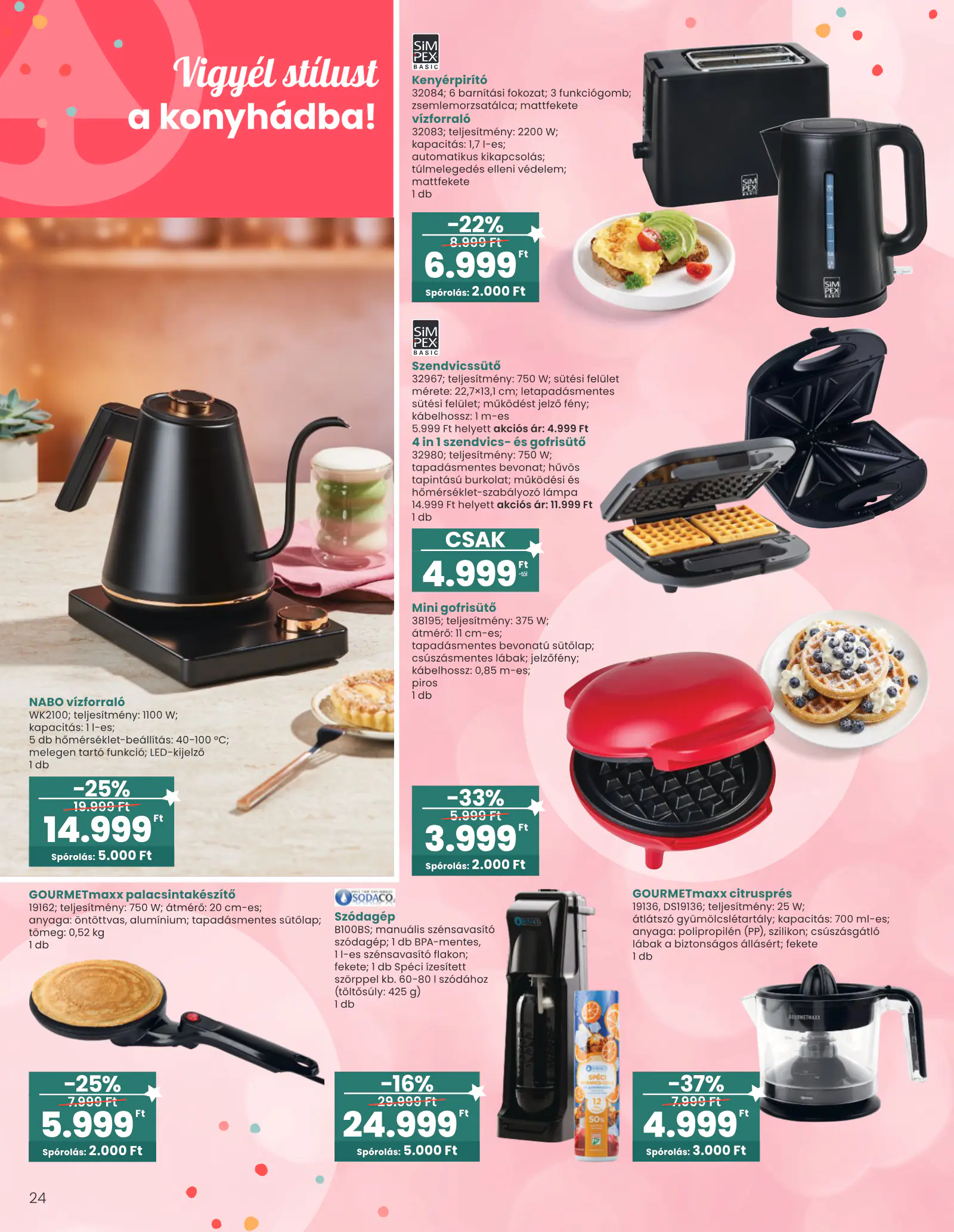 Spar Ajándék katalógus 1., 24. oldal (okt. 15. – nov. 11.)