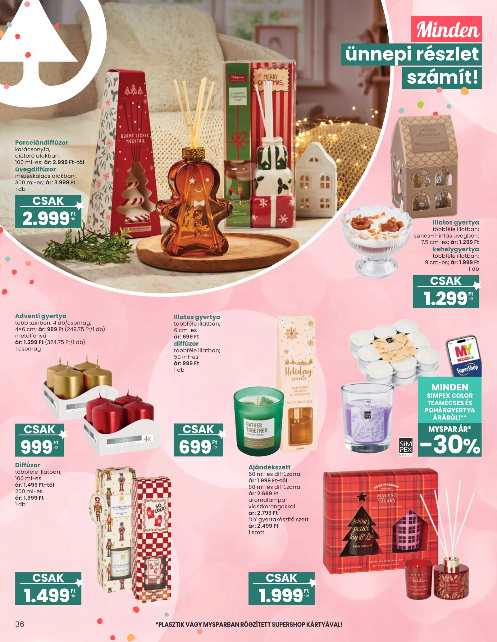 Spar Ajándék katalógus 1., 36. oldal (okt. 15. – nov. 11.)