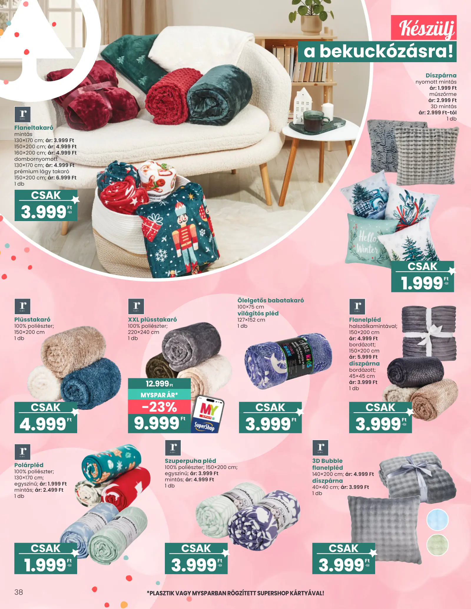 Spar Ajándék katalógus 1., 38. oldal (okt. 15. – nov. 11.)