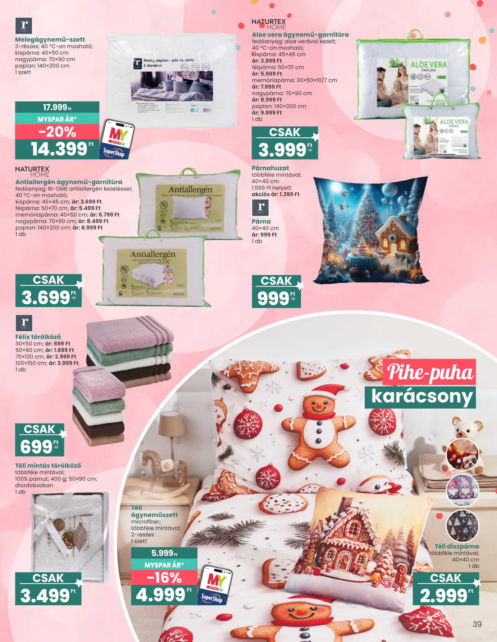 Spar Ajándék katalógus 1., 39. oldal (okt. 15. – nov. 11.)