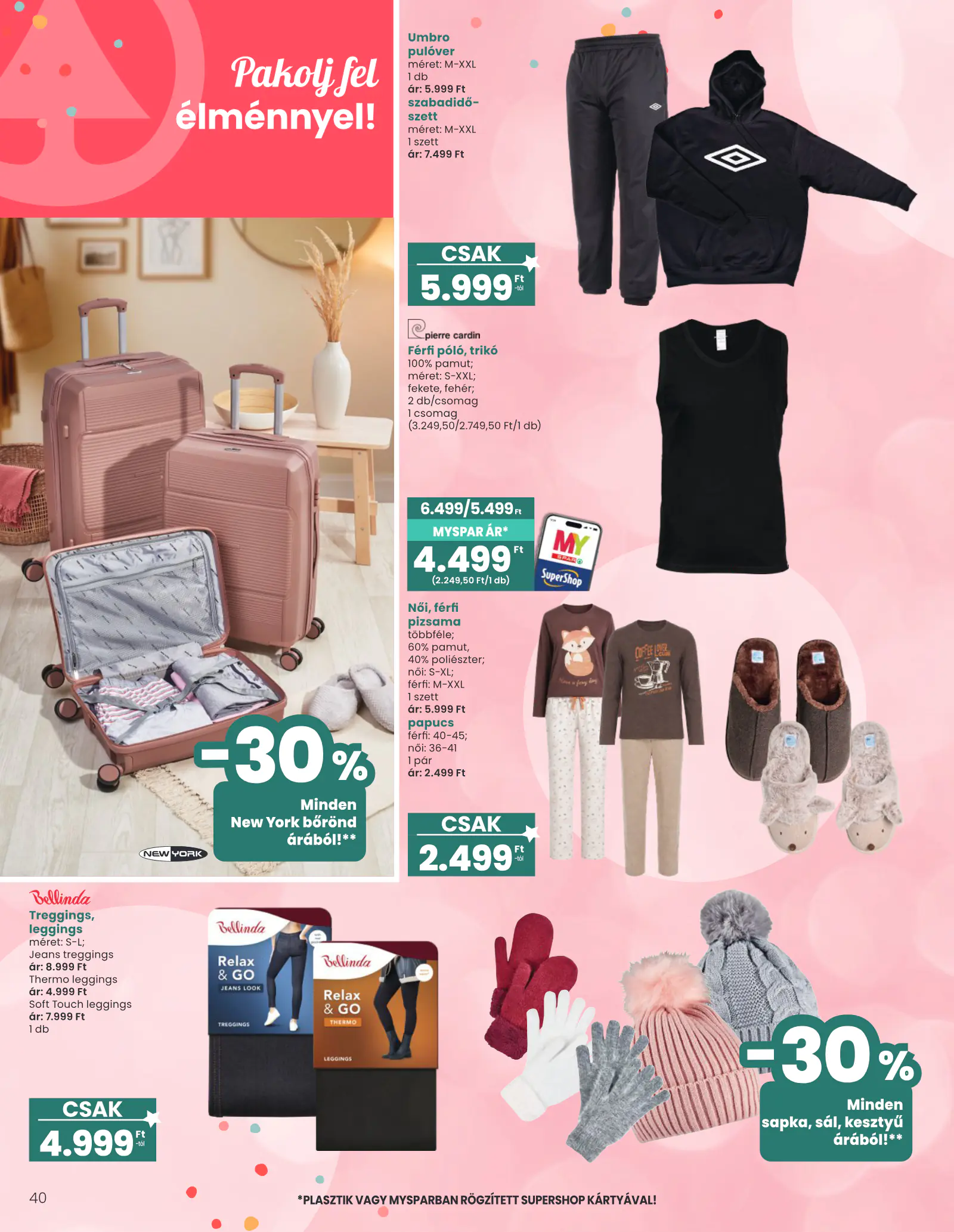 Spar Ajándék katalógus 1., 40. oldal (okt. 15. – nov. 11.)