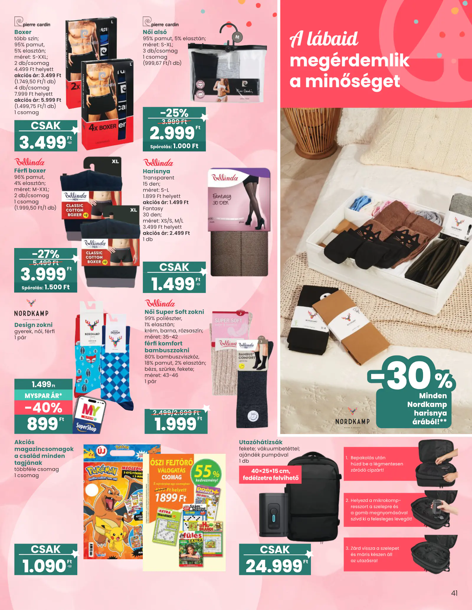 Spar Ajándék katalógus 1., 41. oldal (okt. 15. – nov. 11.)