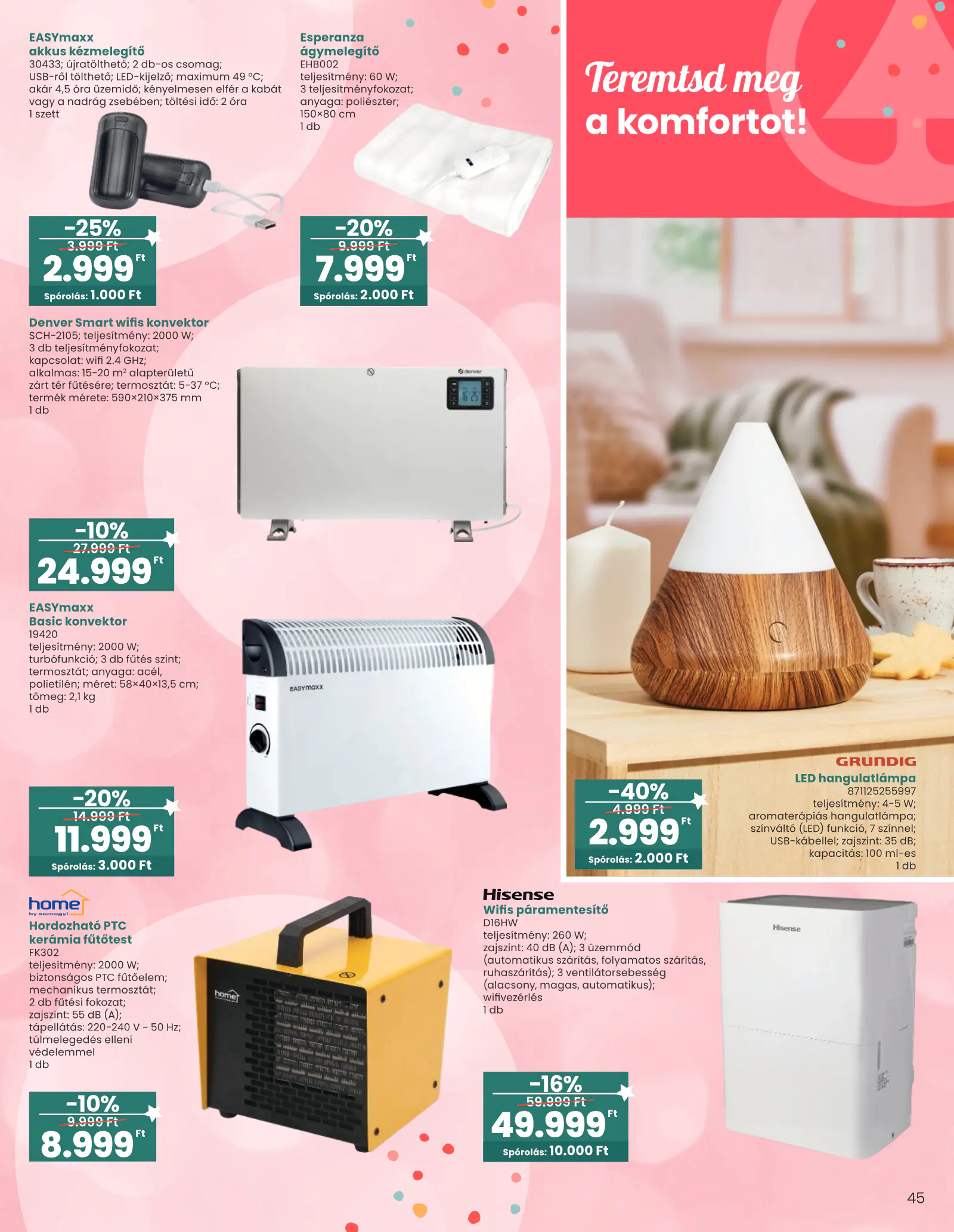 Spar Ajándék katalógus 1., 45. oldal (okt. 15. – nov. 11.)