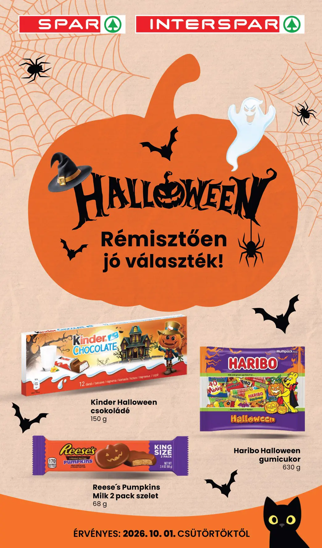 Spar Halloween katalógus, 1. oldal (okt. 1–31.)