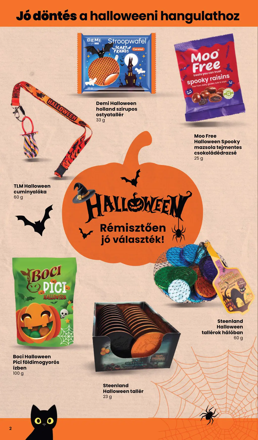 Spar Halloween katalógus, 2. oldal (okt. 1–31.)