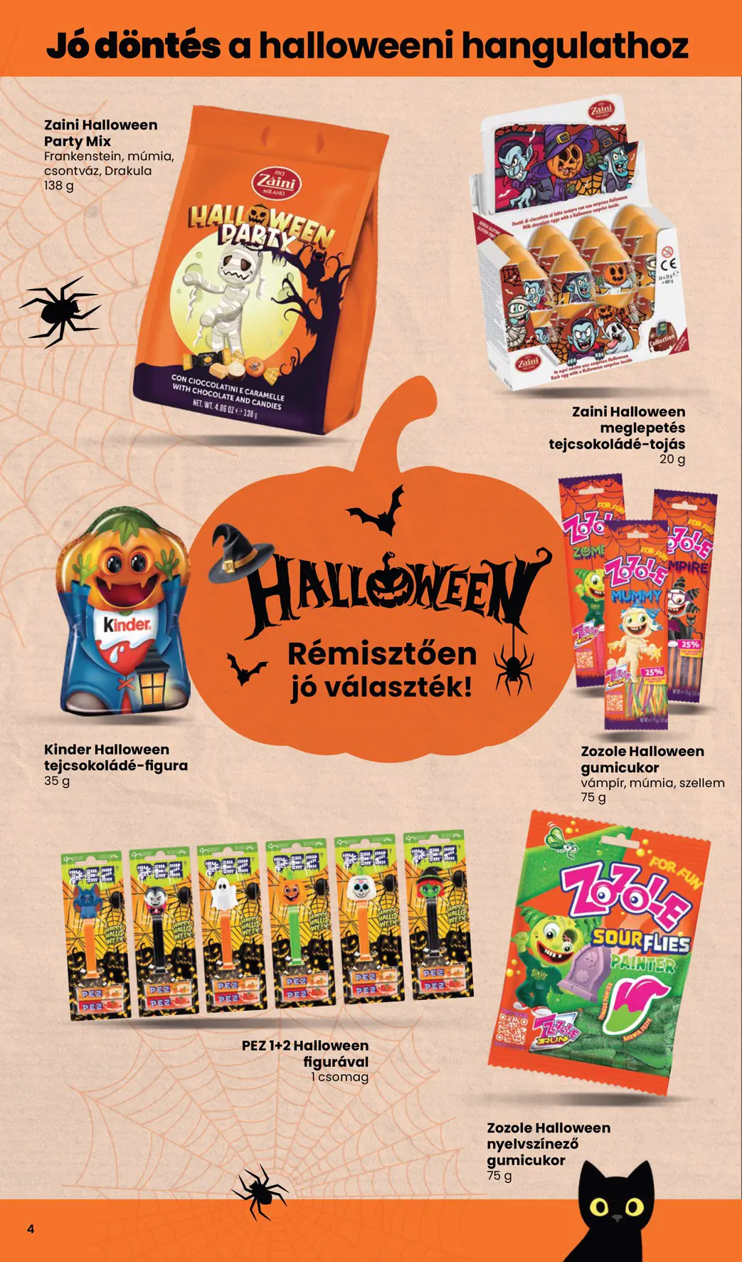 Spar Halloween katalógus, 4. oldal (okt. 1–31.)