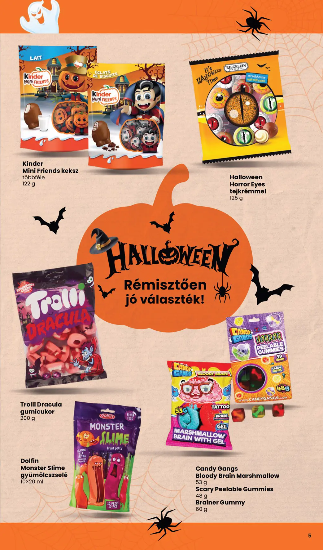 Spar Halloween katalógus, 5. oldal (okt. 1–31.)