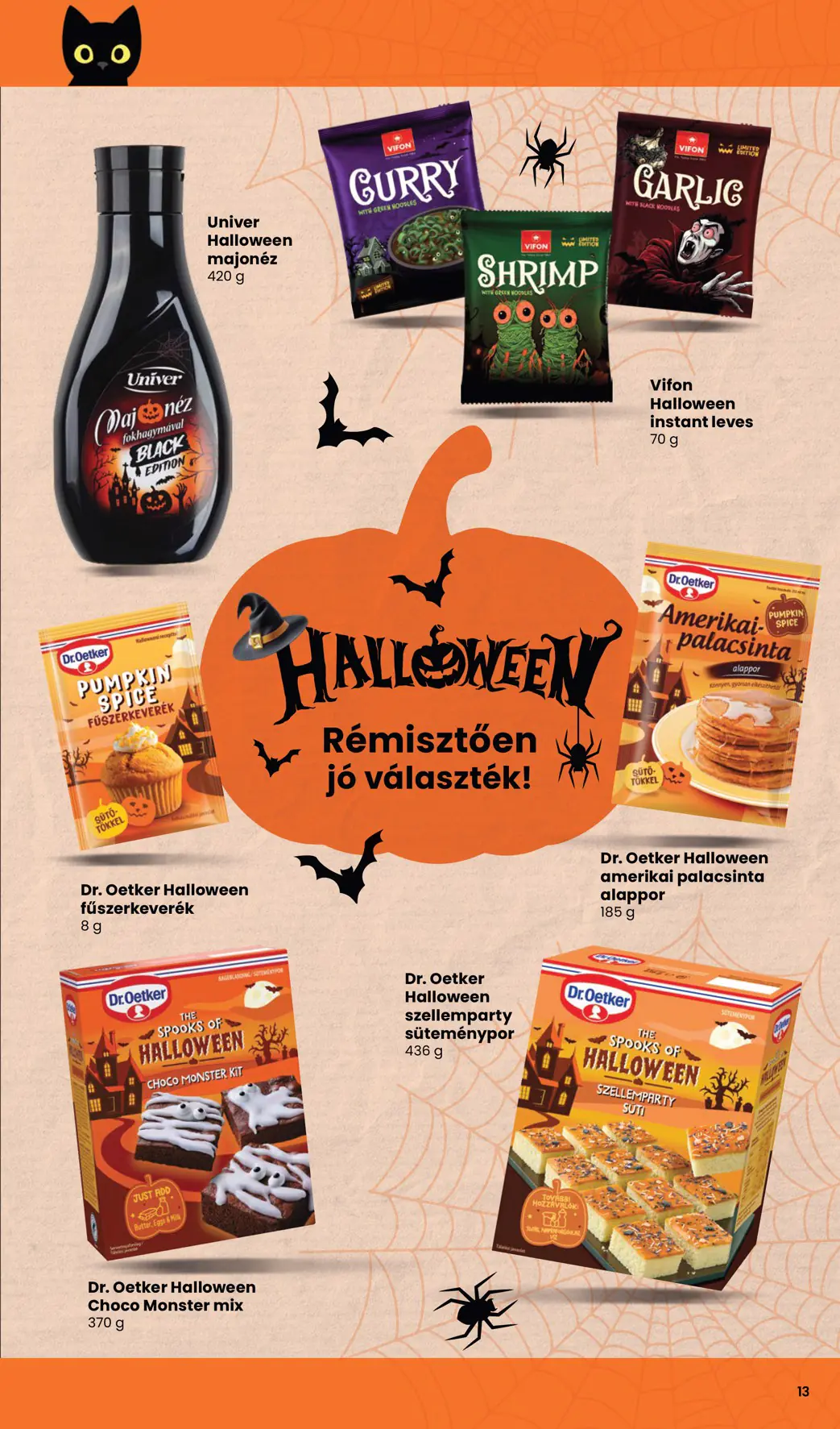 Spar Halloween katalógus, 13. oldal (okt. 1–31.)