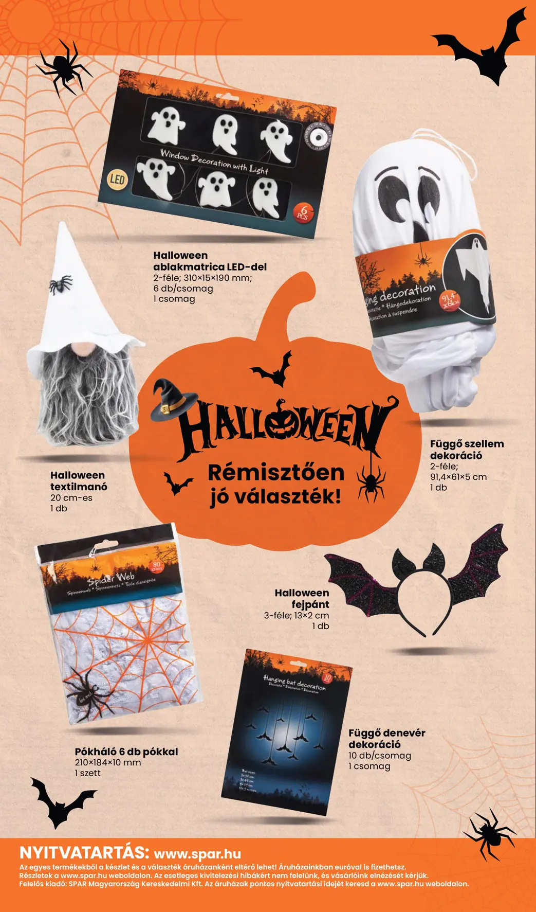 Spar Halloween katalógus, 16. oldal (okt. 1–31.)