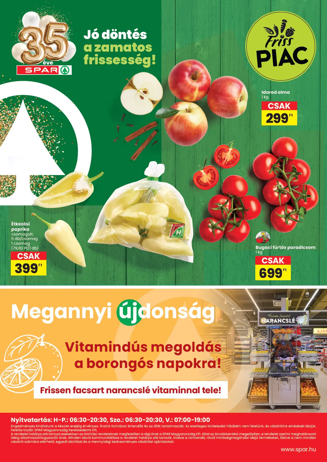 INTERSPAR Hódmezővásárhely üzlet újranyitás, 4. oldal (okt. 8–14.)