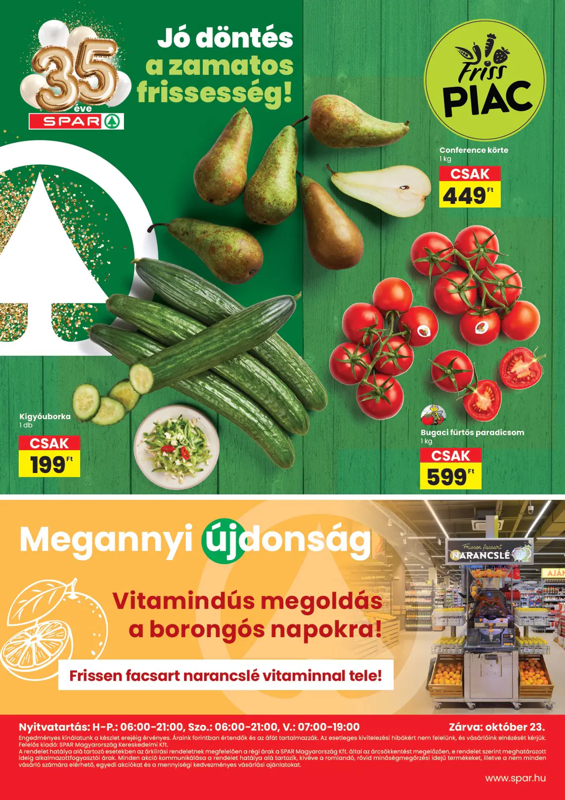 INTERSPAR Sopron üzlet újranyitás, 4. oldal (okt. 22–28.)