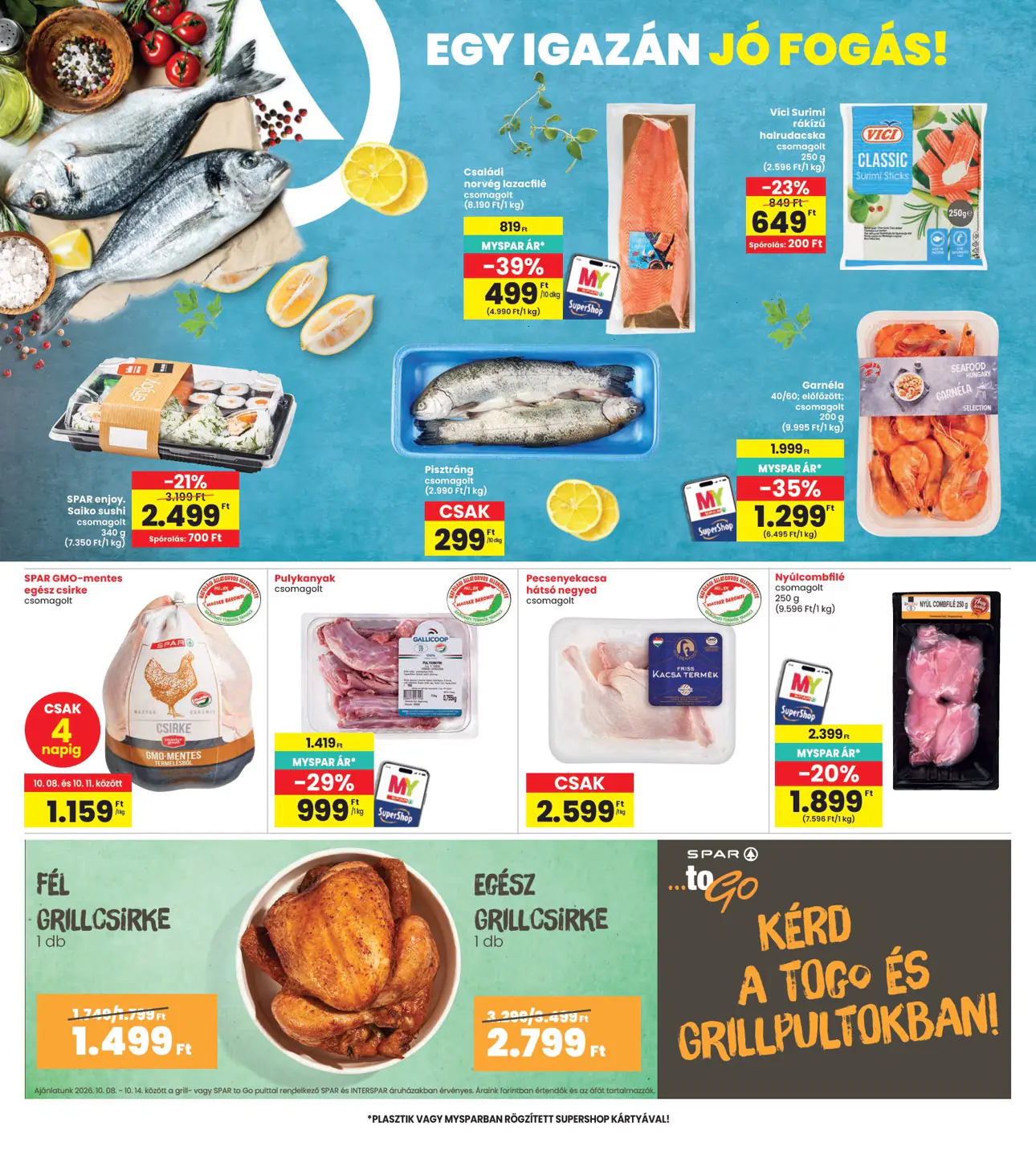 INTERSPAR szórólap, 12. oldal (okt. 8–14.)