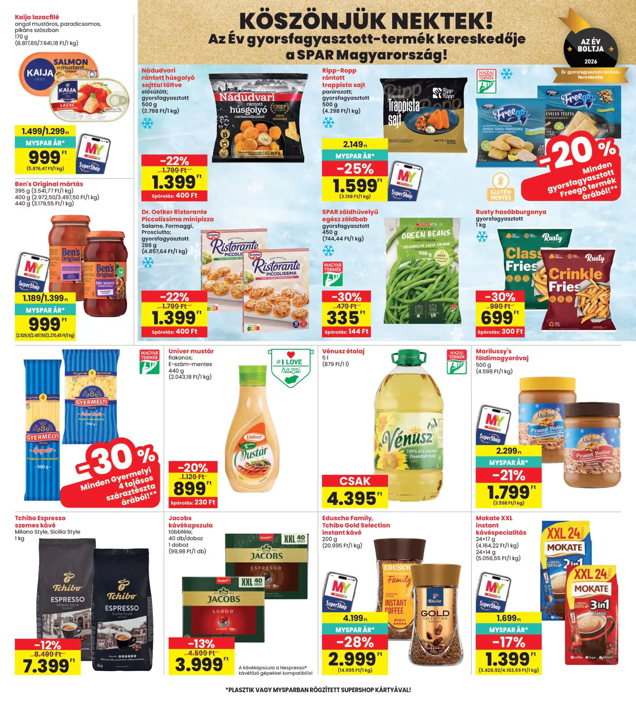 INTERSPAR szórólap, 30. oldal (okt. 8–14.)