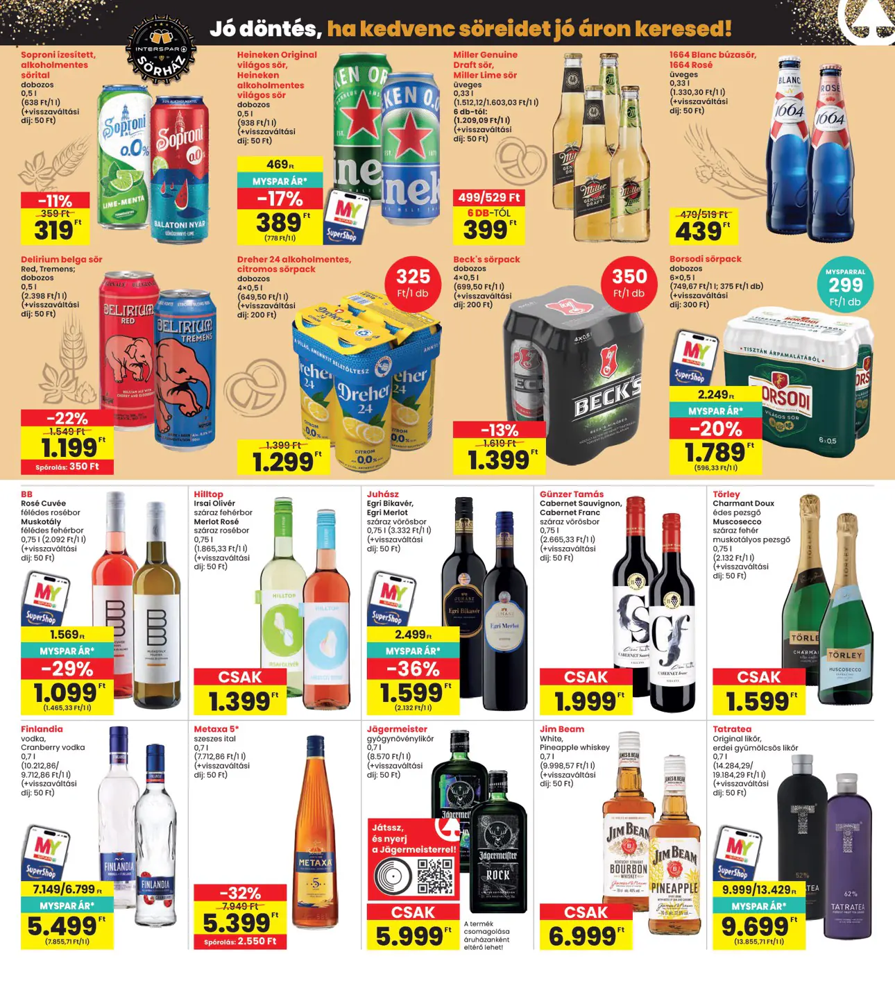 INTERSPAR szórólap, 33. oldal (okt. 8–14.)