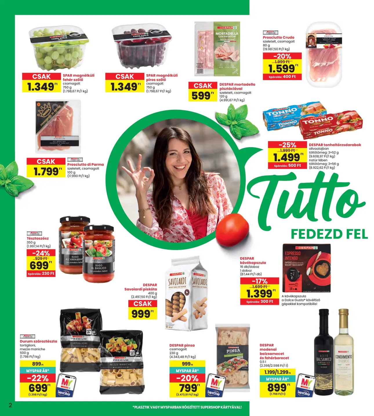 INTERSPAR szórólap, 2. oldal (okt. 15–21.)