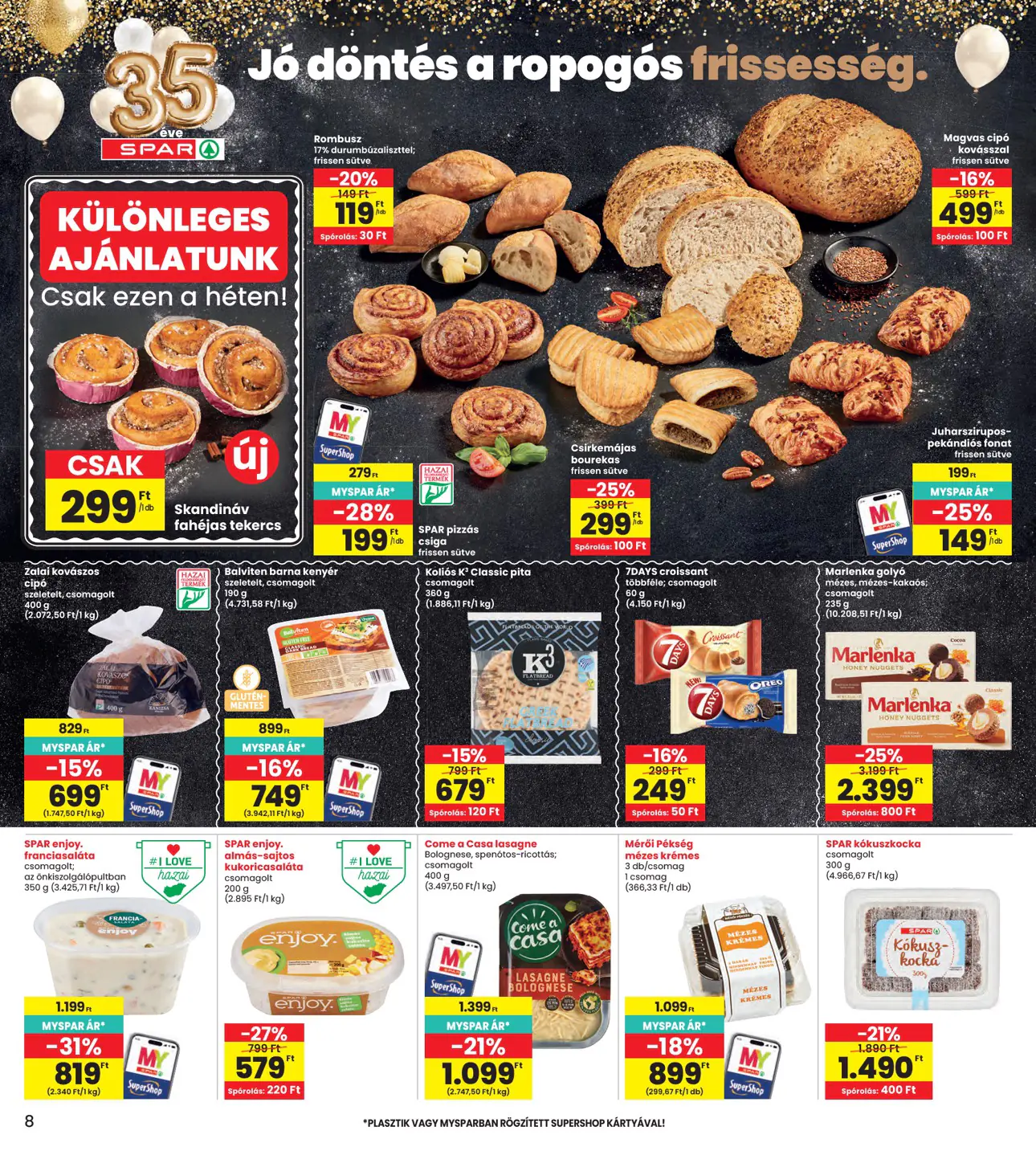 INTERSPAR szórólap, 8. oldal (okt. 15–21.)