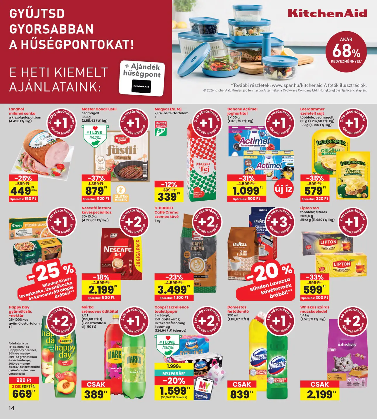 INTERSPAR szórólap, 14. oldal (okt. 15–21.)