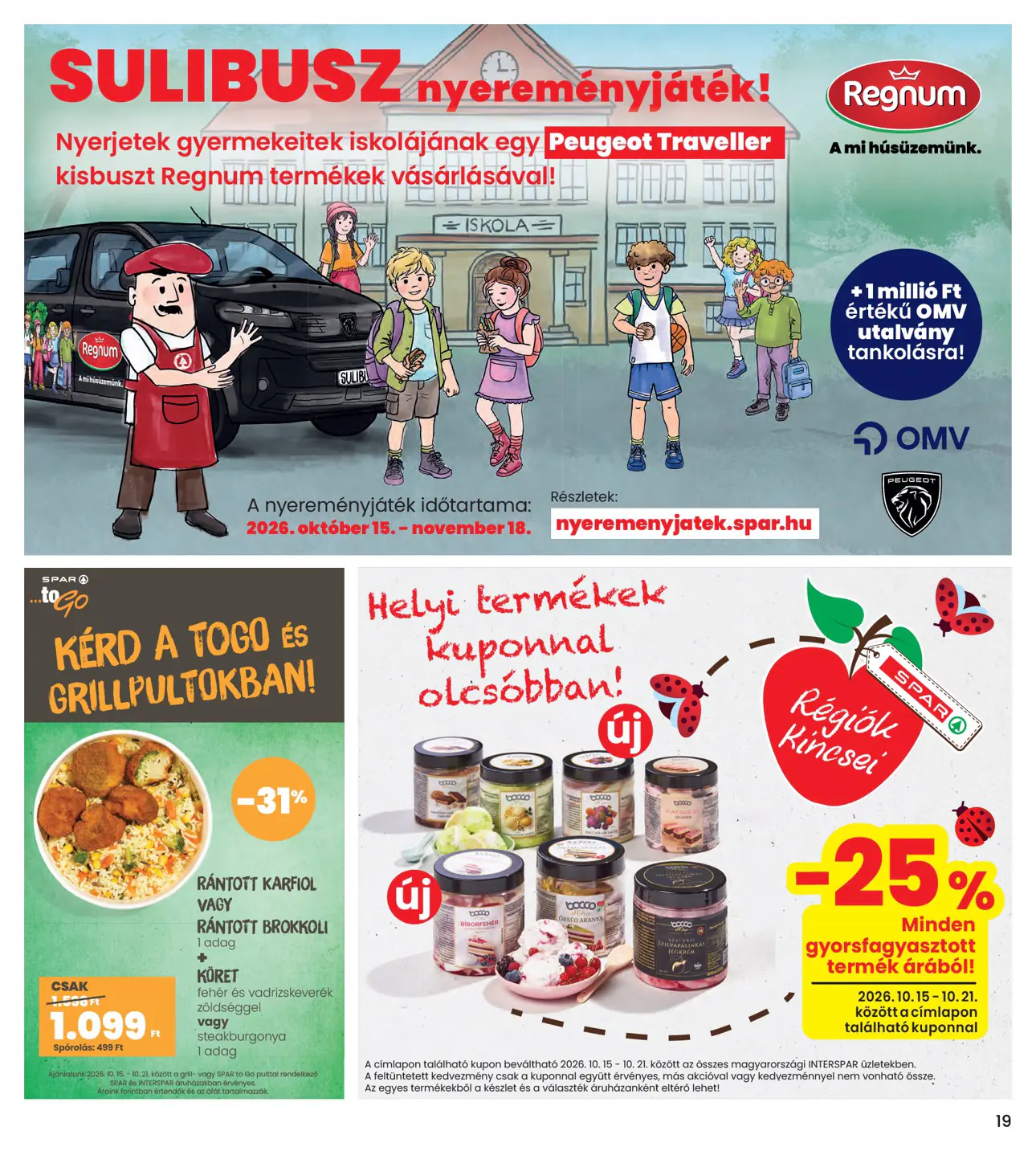 INTERSPAR szórólap, 19. oldal (okt. 15–21.)
