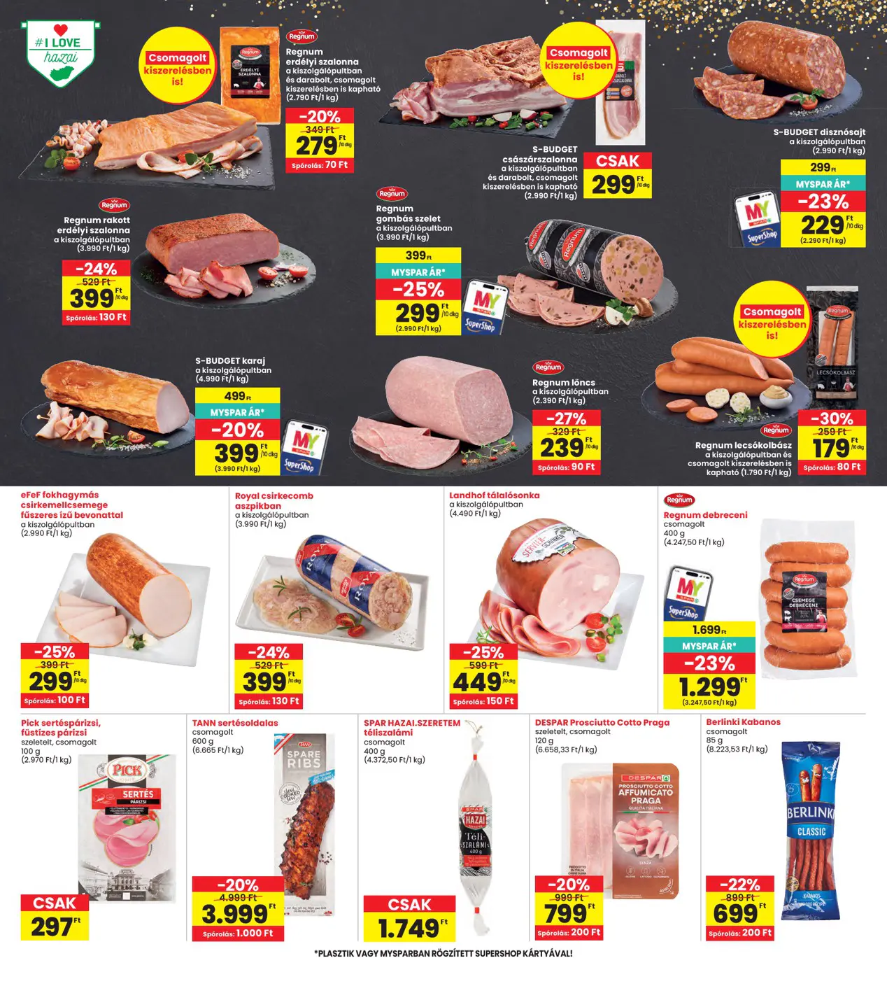 INTERSPAR szórólap, 6. oldal (okt. 22–28.)