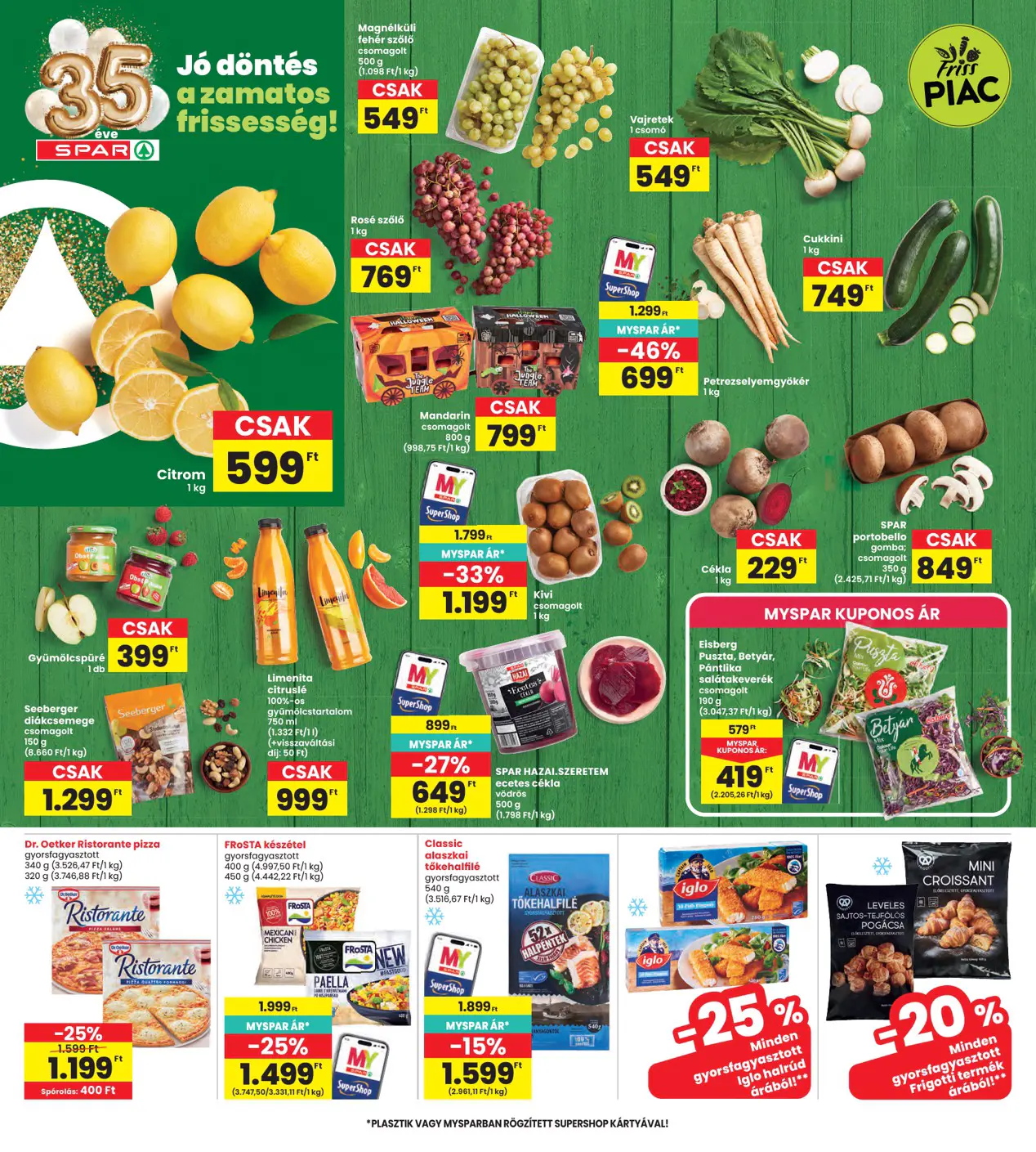 INTERSPAR szórólap, 20. oldal (okt. 22–28.)