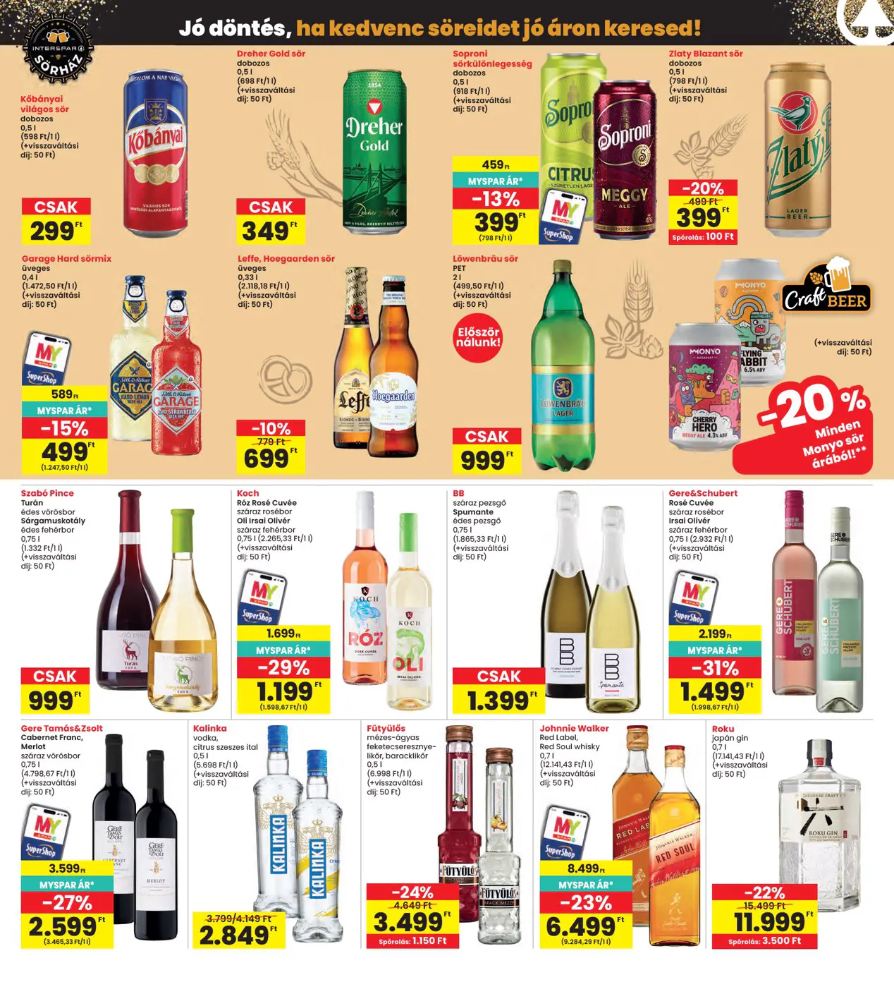 INTERSPAR szórólap, 28. oldal (okt. 22–28.)