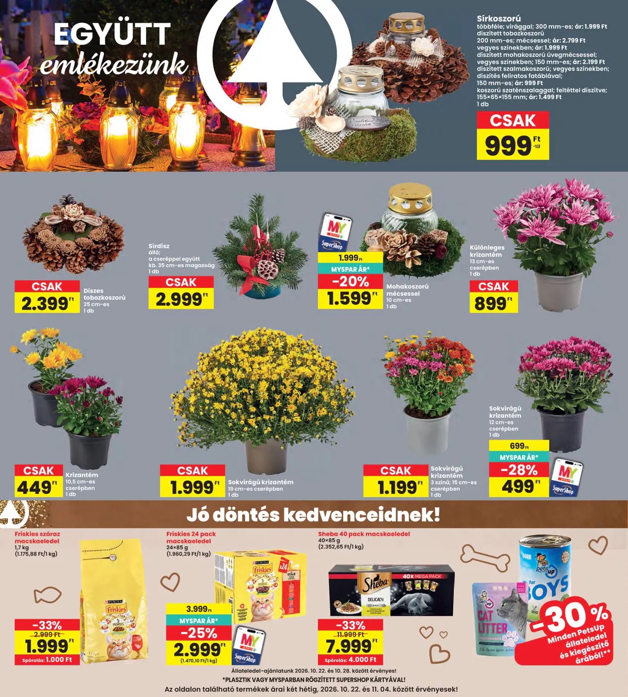 INTERSPAR szórólap, 34. oldal (okt. 22–28.)