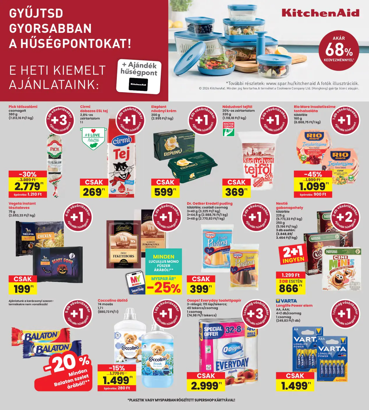 INTERSPAR szórólap, 42. oldal (okt. 22–28.)