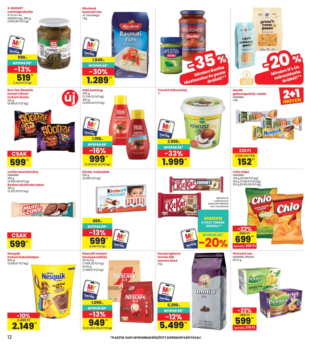 INTERSPAR szórólap, 12. oldal (okt. 29. – nov. 4.)